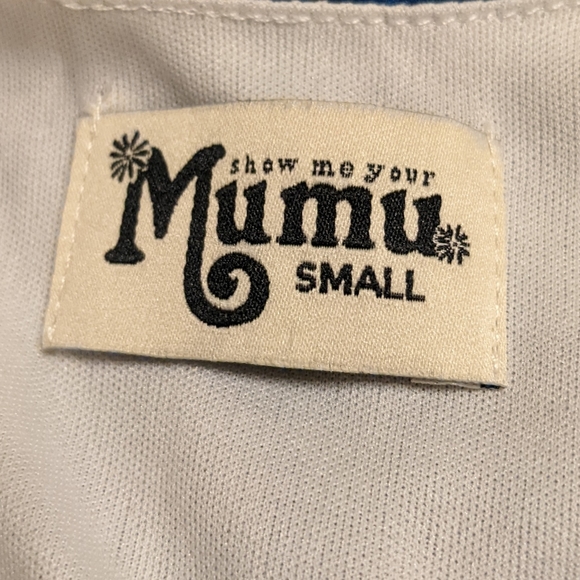 Show Me You Mumu Blue Floral Dress Size Small Excellent pre-owned condition. - Picture 4 of 5